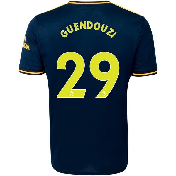 Trikot Arsenal NO.29 Guendouzi Ausweich 2019-20 Blau Fussballtrikots Günstig